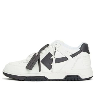 Baskets Out Of Office en cuir de veau « White Black »