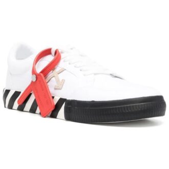 Baskets Vulc « Blanc Noir Rouge »