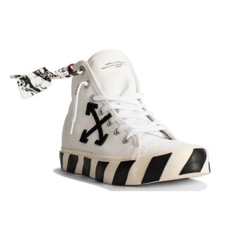 Baskets Vulc Mid « Blanc Noir »