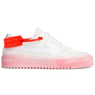 Baskets Vulcanized Off-White « White Pink »