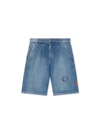 Bermuda Denim Shorts Royal Patch