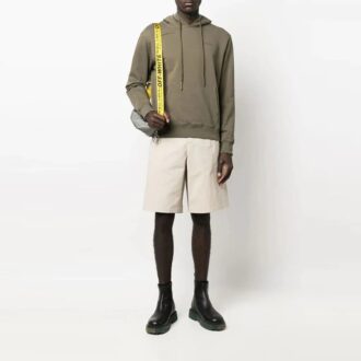 Bermuda Off-White pour homme SS22 à imprimé Arrows, beige