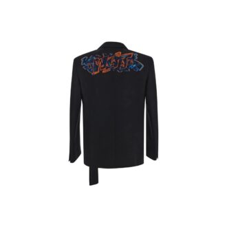 Blazer à simple boutonnage « Graf Coupe » avec sangle « Noir »