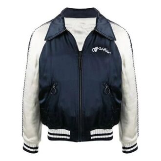 Blouson bomber avec logo imprimé