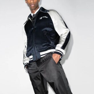 Blouson bomber avec logo imprimé