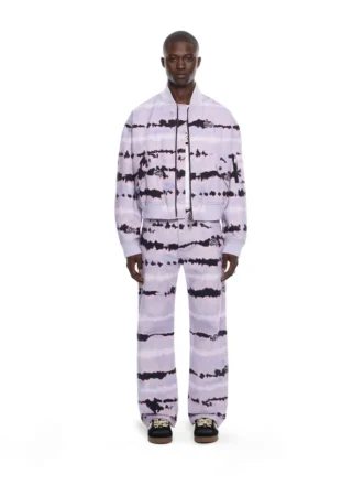 Bomber court tie-dye intégral