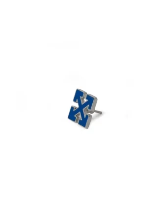Boucle d&rsquo;oreille mono flèche émaillée
