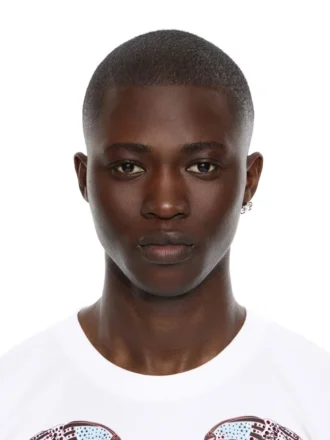 Boucle d&rsquo;oreille simple carrée Bling
