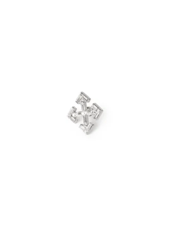 Boucle d&rsquo;oreille simple « Flèche » bling