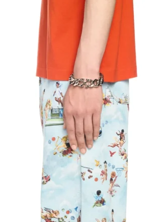 Bracelet à chaîne flèche émaillée