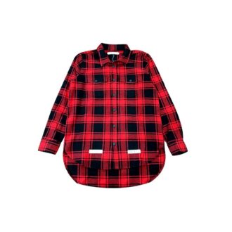 C/O VIRGIL 14SS Chemise unisexe NoirRouge