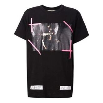 C O VIRGIL ABLO OW Painting Shorts Noir Rose