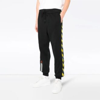 C/O Virgil Abloh Pantalon de survêtement Black Tape pour homme Noir