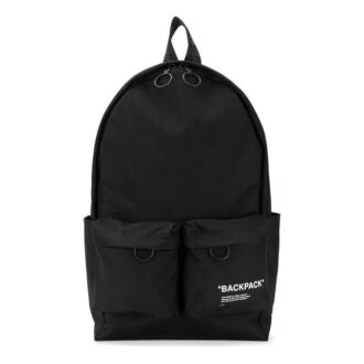 c/o Virgil Abloh Sac à dos noir pour homme avec Quote