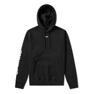 C/O Virgil Abloh Sweat-shirt noir pour homme avec crânes en diagonale