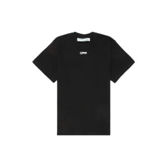 C/O Virgil Abloh T-shirt noir pour homme avec bande adhésive d&rsquo;aéroport