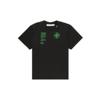 C/O Virgil Abloh T-shirt noir pour homme à motifs en forme d&rsquo;arche