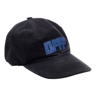 Casquette de baseball avec logo brodé, noire