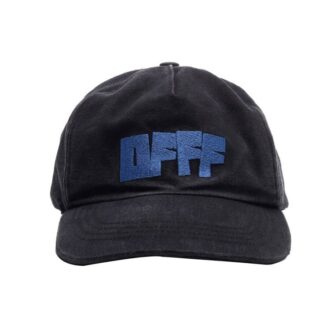 Casquette de baseball avec logo brodé, noire