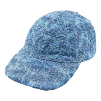 Casquette en Denim avec broderie florale