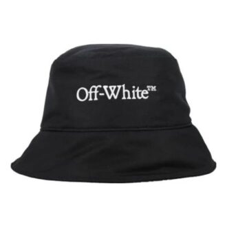 Casquette seau Bookish avec logo brodé « Noir »