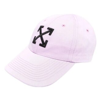 Casquette violette à motif flèche