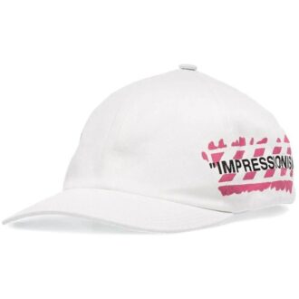 Casquette à visière pour homme Impressionism, blanche