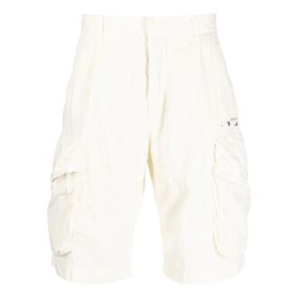 Casual unie Short pour homme Off-White, blanc