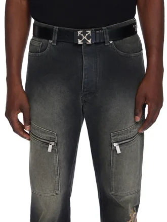 Ceinture en cuir Arrow Quote