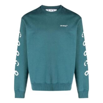 Chain Arrows Printing Col rond Bleu