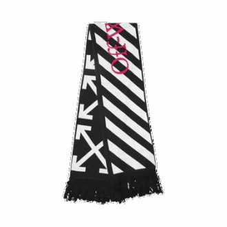 Écharpe Arrows « Noir Blanc Violet »