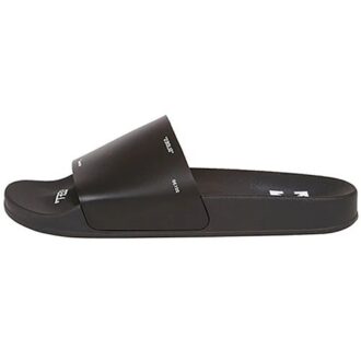 Chaussons en caoutchouc 1001 Noir Blanc Noir
