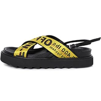 Chaussons Off-White Jaune