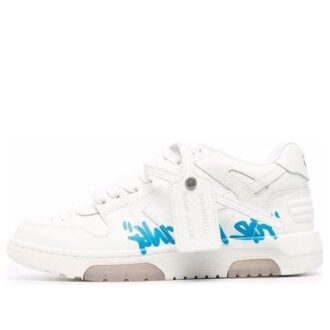 Chaussures de course basses Off-White Out Of Office « OOO » Blanc/Bleu