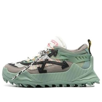 Chaussures de course résistantes à l&rsquo;usure Odsy-1000 Noir/Vert