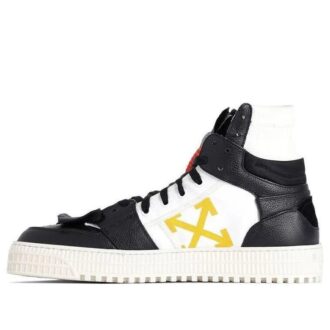 Chaussures de skate montantes Off-Court Noir/Jaune