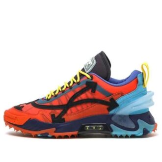 Chaussures de sport décontractées Off-White Odsy pour homme, couleur « rouge-bleu »