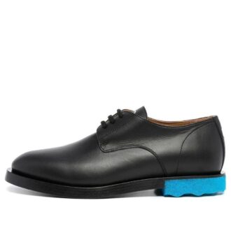 Chaussures Derby à semelle contrastée « Noir Bleu »