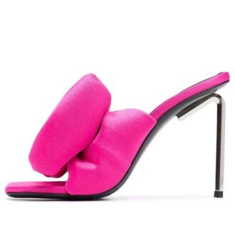 Chaussures Off-White en tissu fuchsia Allen Muller, violettes