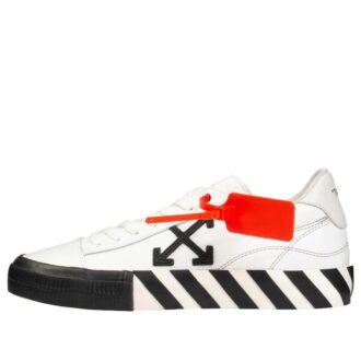 Chaussures Off-White à semelle Vulcanized basse Noir/Blanc
