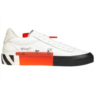 Chaussures Off-White à semelle Vulcanized basse Noir/Blanc