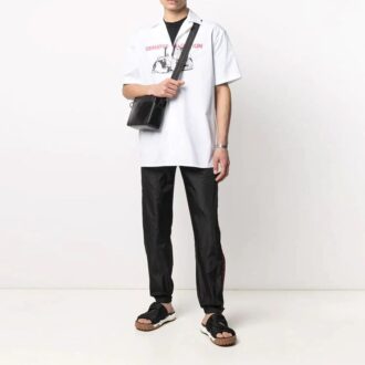 Chemise blanche pour homme Off-White SS21 avec logo imprimé