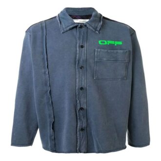 Chemise boutonnée avec logo imprimé