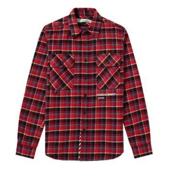 Chemise à carreaux multicolore pour homme c/o Virgil Abloh