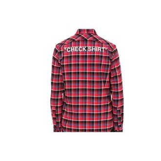 Chemise à carreaux multicolore pour homme c/o Virgil Abloh