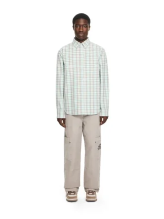 Chemise classique en flanelle à carreaux Marker