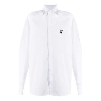 Chemise classique Hands Off « Blanc/Noir »