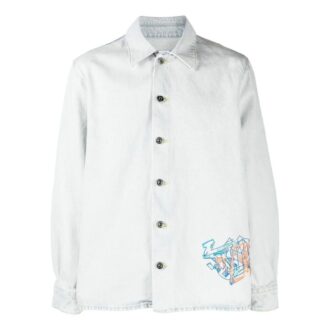 Chemise en denim Graffiti
