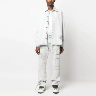 Chemise en denim Graffiti