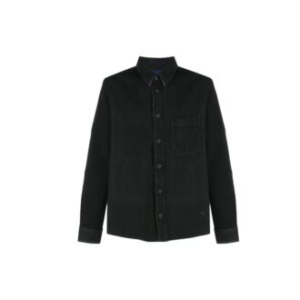 Chemise en Denim à motif flèches, version standard, noire